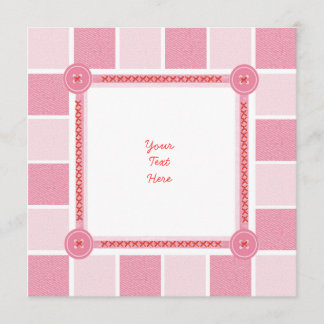 Baby Girl Birth / Shower announcements (blank)