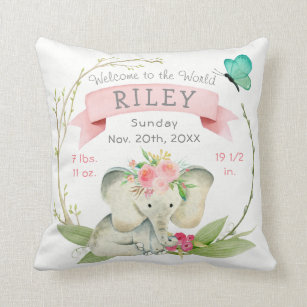 baby girl decorative pillows