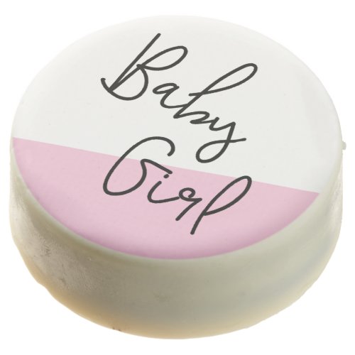 Baby Girl Blue Modern Baby Shower Chocolate Covered Oreo