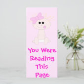 Baby Girl Bookmark Template (Standing Front)