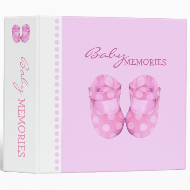 Baby Girl Booties Binder (Front/Spine)