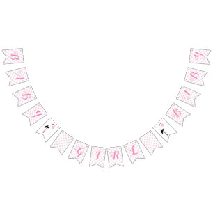Baby Girl Bunting Flags