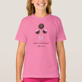 Baby Girl Cake Pops T-shirt by BabyDelights at Zazzle
