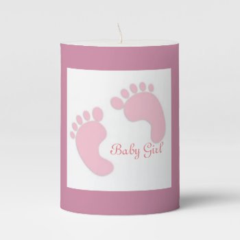 Baby Girl Candle by specialexpress at Zazzle