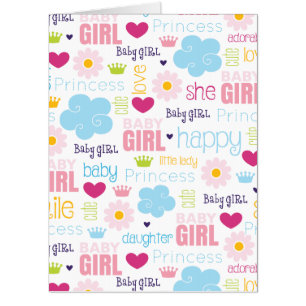 Baby Girl Card