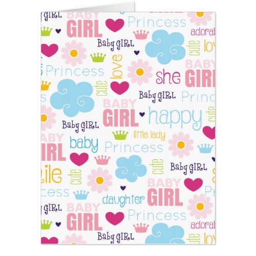 Baby Girl Card