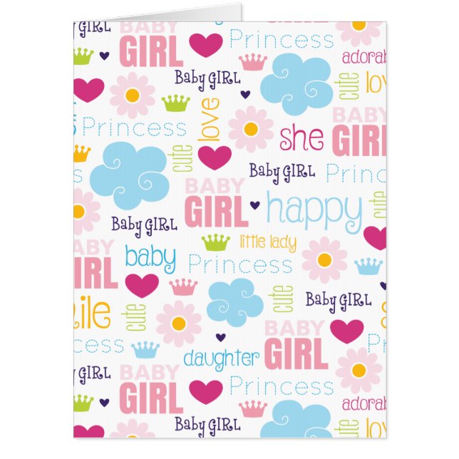 Baby Girl Card (Front)