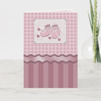 Baby Girl Card by mariannegilliand at Zazzle
