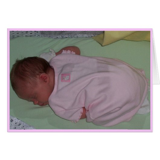 Baby Girl Cards (Front Horizontal)
