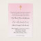 Baby Girl Catholic Funeral Memorial Holy Card -