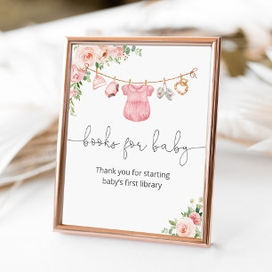 Baby girl clothes Books for baby sign