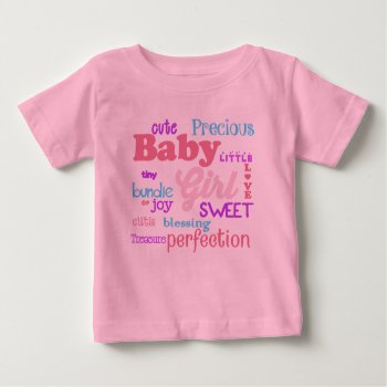 Baby Girl Clothing With Tutu Baby T-shirt by DigiGraphics4u at Zazzle