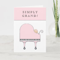 Baby Girl Congrats Card