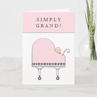 Baby Girl Congrats Card