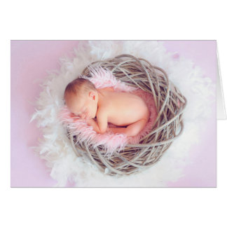 Baby Girl Congratulations Card