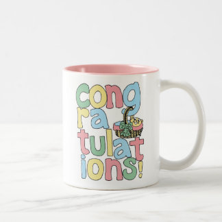 BABY (Girl) Congratulations Two-Tone Coffee Mug