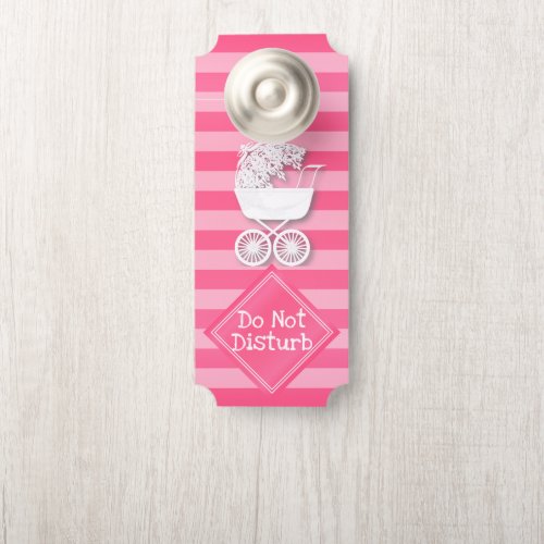 Baby Girl Do Not Disturb Door Hanger