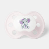 Baby Girl Elephant Pacifier (Front)