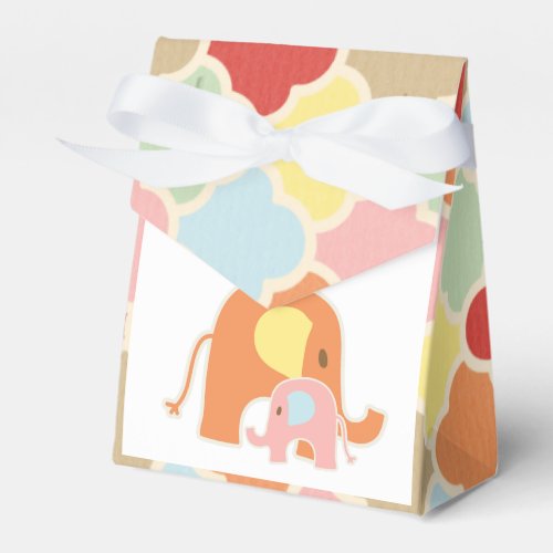 Baby Girl Elephant Shower Favor Box