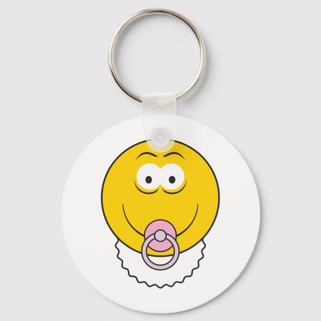 Baby Girl Face Keychain (Front)