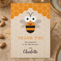 Baby Girl First 1st Bee Day Birthday Honeybee