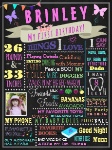 baby first birthday posters photo prints zazzle