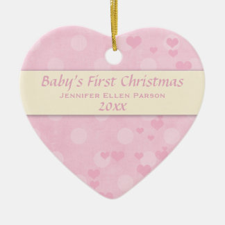 Baby Girl First Christmas Ornament