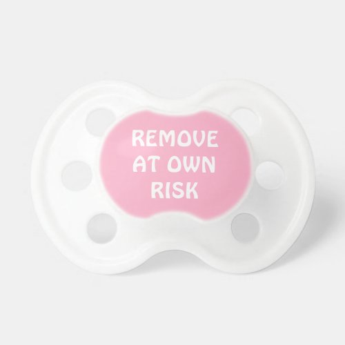 Baby Girl Funny Pacifier Gift