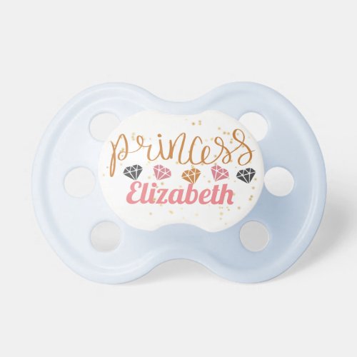 Baby Girl Gifts 1st Birthday Shower Princess Cats  Pacifier