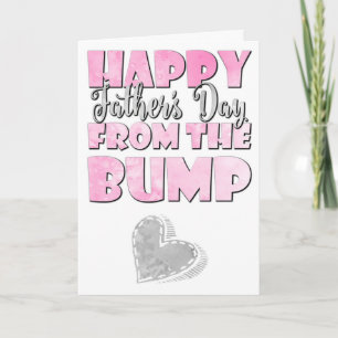 Baby Girl, Happy First Father's Day From The Bump Card