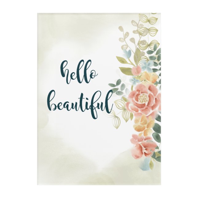 Baby Girl I Acrylic Print (Front)