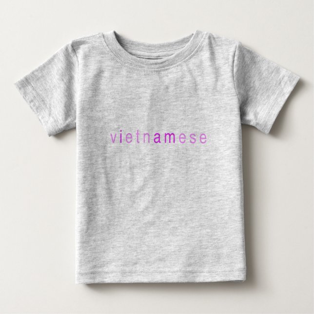 Baby Girl "I am Vietnamese" Baby T-Shirt (Front)