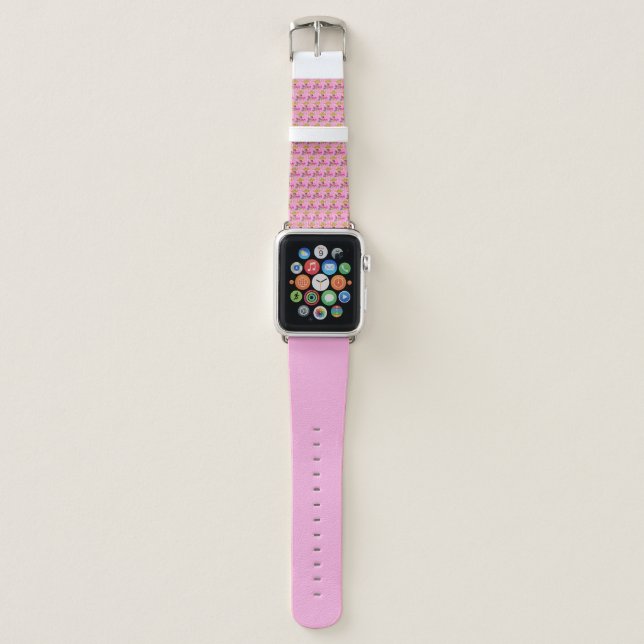 Baby Girl in Pink Apple Watch Band (Front)