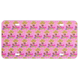 Baby Girl in Pink License Plate