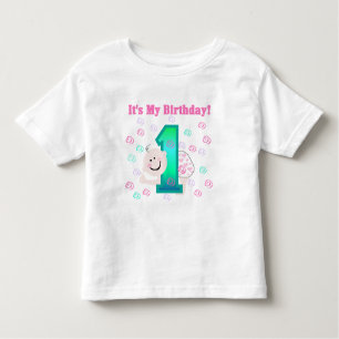 Baby Girl It's My 1st Birthday Toddler T-shirt