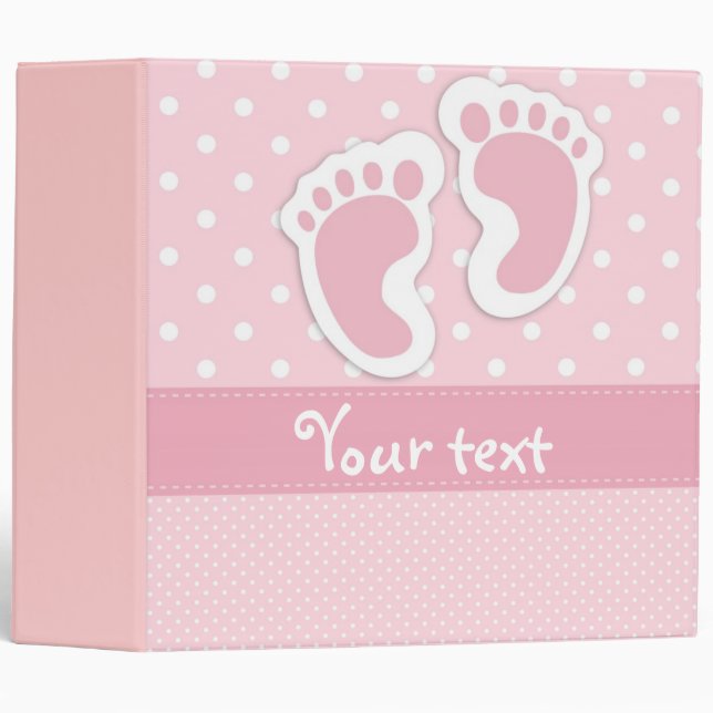 "Baby Girl" Keepsake Book Binder (Front/Spine)