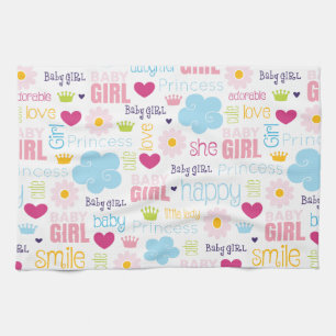 Baby Girl Kitchen Towel