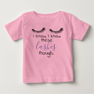 baby girl lashes T-Shirt