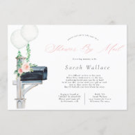 Baby Girl Long Distance Baby Shower By Mail Invitation