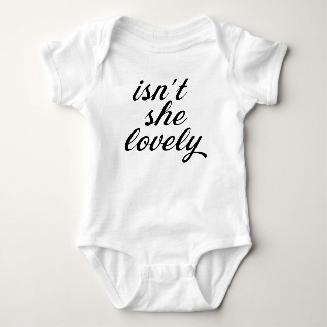 Baby girl lovely cotton onsie baby bodysuit (Front)