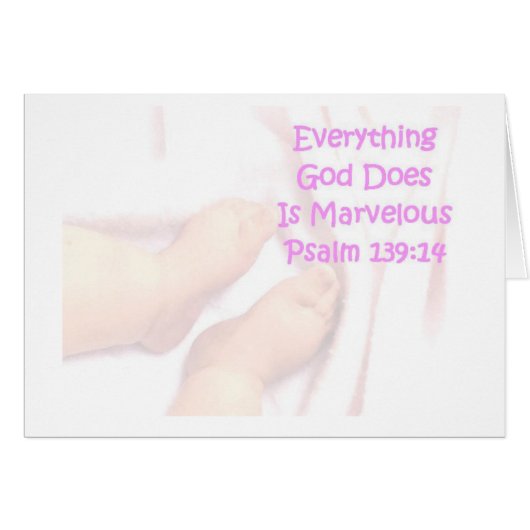 Baby Girl Marvel Cards (Front Horizontal)