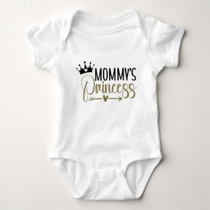 Baby Girl Mommy's Princess Tiara Baby Bodysuit