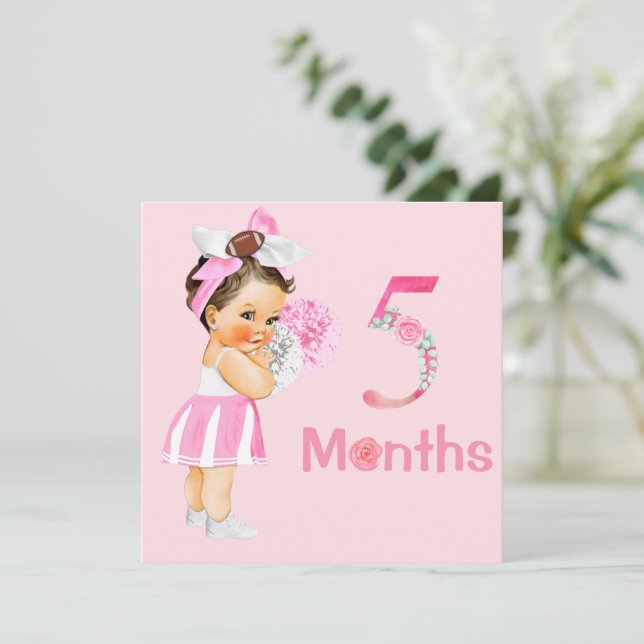 Baby Girl Monthly Milestone Markers Girl (Standing Front)