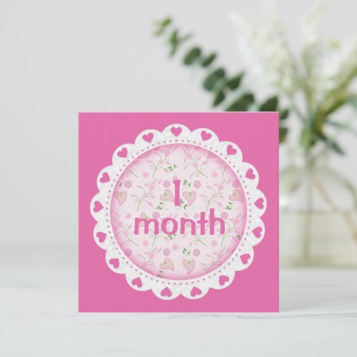 Baby Girl Monthly Milestone Markers Girl