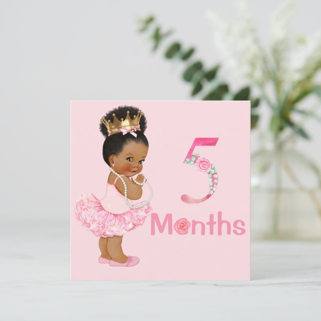 Baby Girl Monthly Milestone Markers Girl (Standing Front)