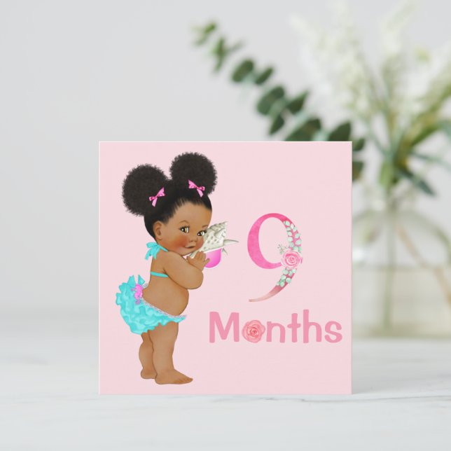 Baby Girl Monthly Milestone Markers Girl (Standing Front)