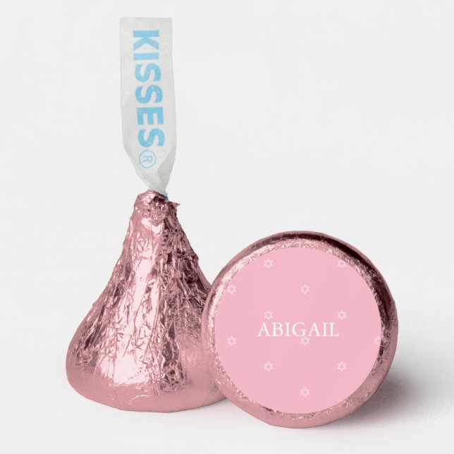 Baby Girl Naming Ceremony Hebrew Jewish Hershey®'s Kisses® (Front)
