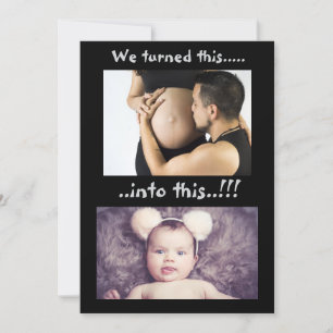 Baby Girl New Arrival Announcement