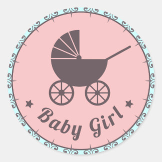 New Born Baby Girl Stickers | Zazzle