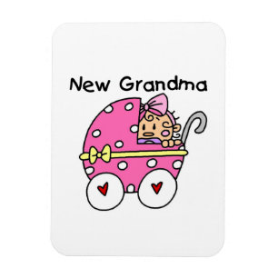 Baby Girl New Grandma Gifts Magnet